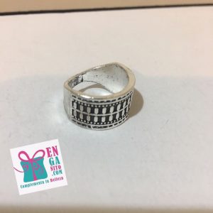 Anillo étnico doble fila