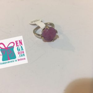 Anillo morado, 4 puntas