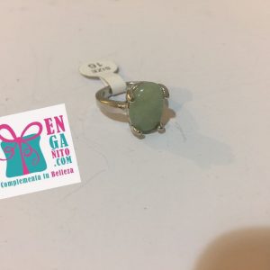 Anillo verde medida 16