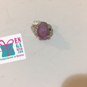 Anillo rosado redondo