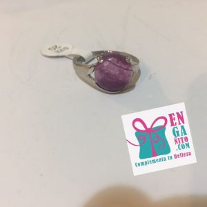 Anillo Morado redondo, medida 20