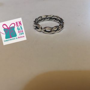 Anillo infinito achatado